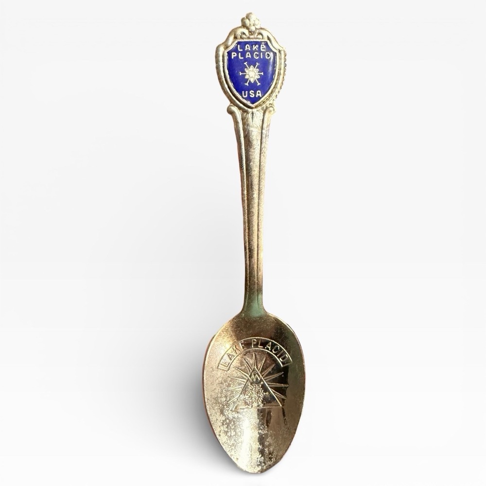 Vintage Lake Placid New‎ York Souvenir Spoon